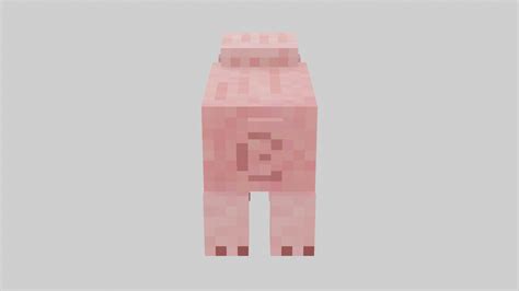 3D Minecraft Pig model - TurboSquid 2052997