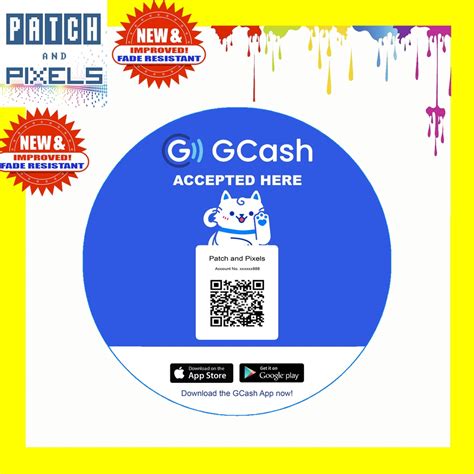 GCash Accepted Here Sticker Waterproof | Shopee Philippines