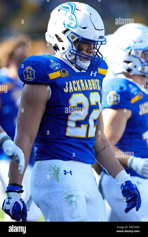 South Dakota State Jackrabbits Running Back Isaiah Davis In The