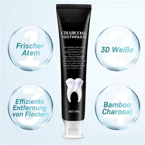 Dentifrice Au Charbon De Bambou Naturel Pour Blanchiment Des Dents