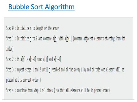 Solution Bubble And Insertion Sort Algorithm Studypool