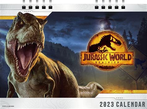 YESASIA: Jurassic World: Dominion 2023 Desktop Calendar (Japan Version ...