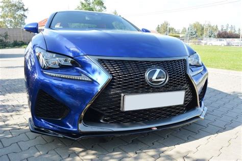 Front Splitter V 1 Lexus Rc F Gloss Black Our Offer Lexus Rc F Mk1 [2014 2018] Maxton