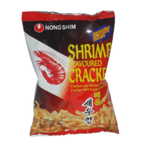 Nong Shim Shrimp Flavoured Cracker Hot And Spicy 75g Asianmarket Be