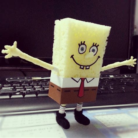 Spongebob made of real sponge! :)