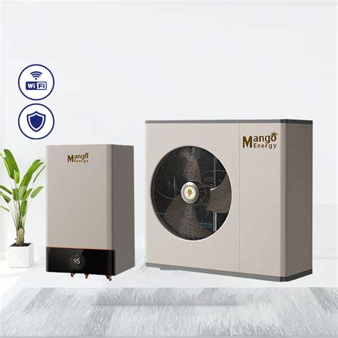 Mango Air Source Heat Pump 9 6kw Evi Split Air To Water Heating Pump