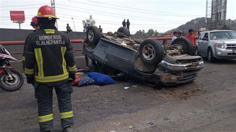 Caos En La M Xico Pachuca Muerto Y Heridos Saldo De Volcadura En