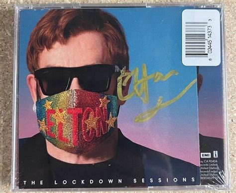 Elton John Signed Autographed Cd Booklets Lockdown Sessions Ebay