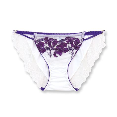 フランデランジェリー fran de lingerie リュクスセクシーヒップに心地くフィット ワンダーリフトブラクロスコード ショーツ返品不可商品 ホワイト ファッション