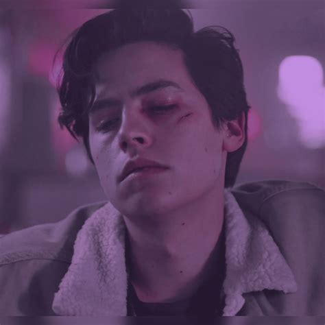 Cole Sprouse Jughead Purple Pink Riverdale Aesthetic Riverdale