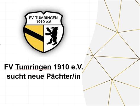 FV Tumringen 1910 e V sucht neue Pächter in FV Tumringen 1910 e V