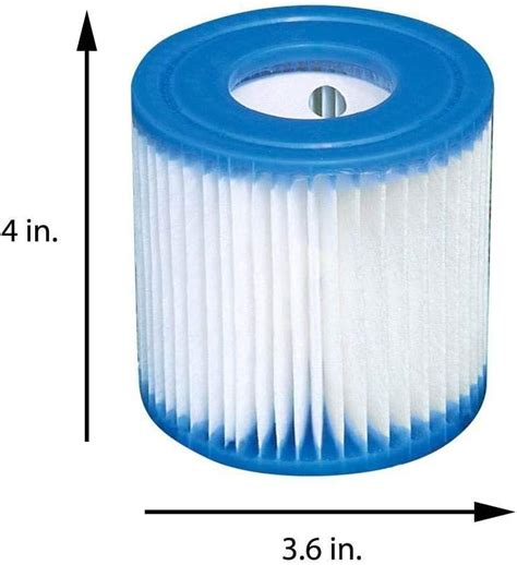 Intex Foot Round Pool Cover And Filter Cartridge With Instructional