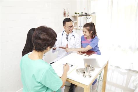 Doctor and Nurse Medical Team Stock Image - Image of meeting, nurse ...