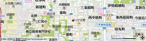 京都府京都市上京区三軒町の地図 住所一覧検索｜地図マピオン