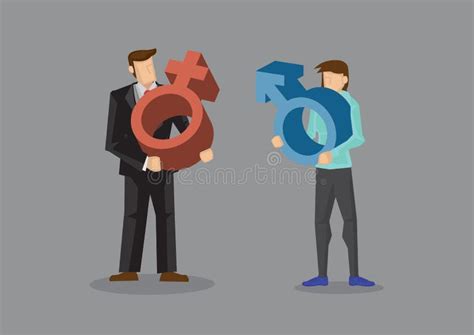 Historieta Del Hombre Y De La Mujer Que Llevan A Cabo Los Sex Symbol Masculinos Y Femeninos