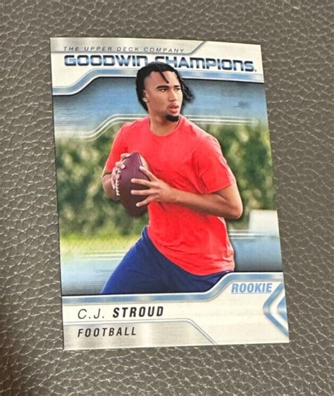 Goodwin Champions Cj Stroud Rc Rookie Houston Texans Upper