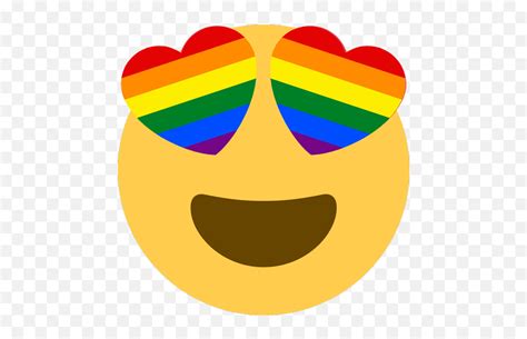 Discord Emoji Rainbow Heart Eyes Emoji Pngred Eyes Meme Png Free