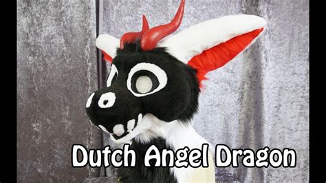 Cute Dutch Angel Dragon Fursuit