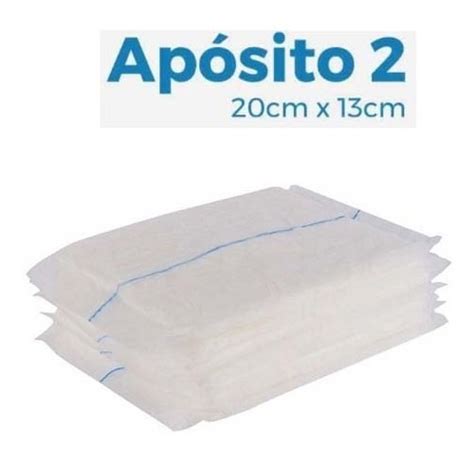 Apósito Combinado Celulosa Tela No Tejida 20x13cm 50piezas Meses