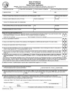 Notarized Form Template Pdf Template