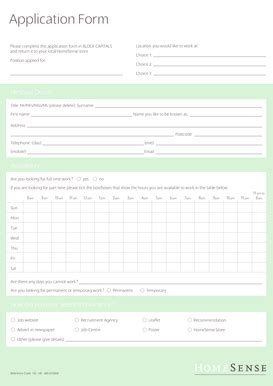 Fillable Online Application Form TK Maxx Fax Email Print PdfFiller