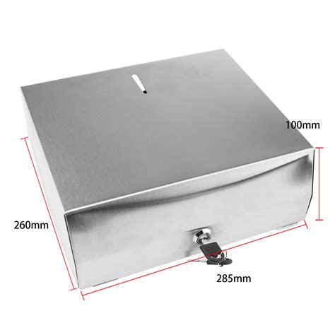 201 Stainless Steel Wall Mount C Fold Paper Towel Dispenser with Lock & Key | eBay