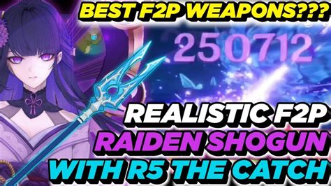 Realistic F P Raiden Shogun R The Catch Damage Showcase Best Weapons