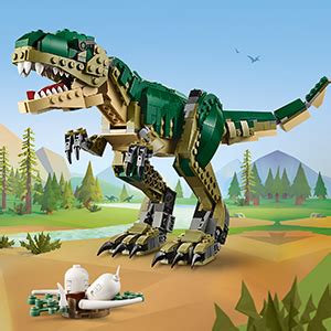 LEGO Creator 3in1 T Rex To Triceratops To Pterodactyl Dinosaur Figures