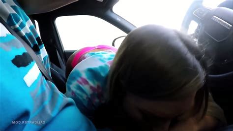 Cali Carter Car Blowjob Pov Finish Cumshot Blonde Cougar