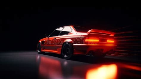 Night Car Racing. Illustration AI Generative Stock Illustration ...