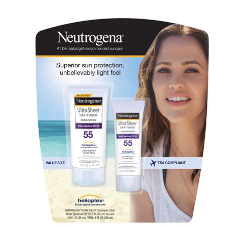 Set Kem Chống Nắng Neutrogena Ultra Sheer Spf 55 Mua Hàng Ngoại