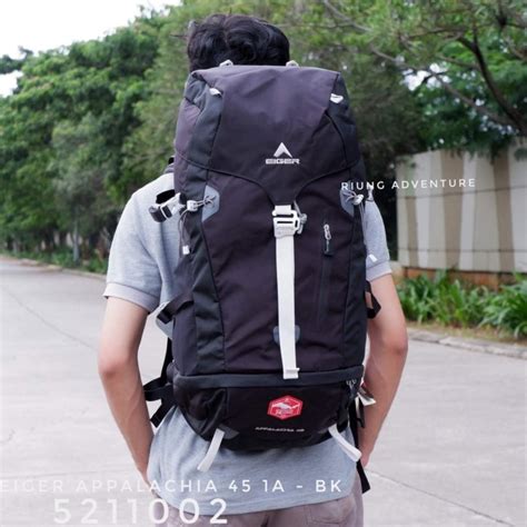 Jual Tas Gunung Carrier Eiger Appalachia 45 L Original Orange Jakarta