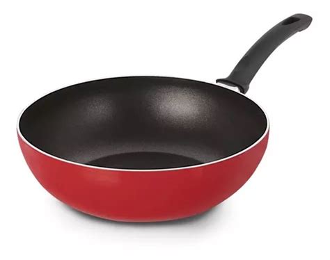 Sarten Wok Antiadherente 28cm Design Element Rosso Ilko