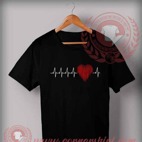 Heart Beat Custom Design T Shirts Valentine Tee Shirts Custom Design Shirts Shirts