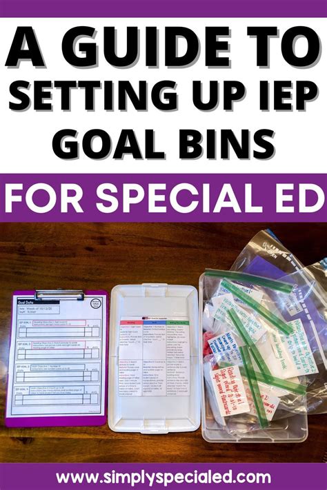 How To Setup Iep Goal Bins Artofit