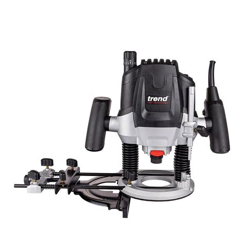 Trend T7ELK 1750W 1 2 Variable Speed Plunge Router 110v In Kit Box