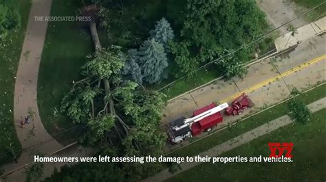 Aerial footage shows extent of Ohio storm damage (Video) - Social News XYZ