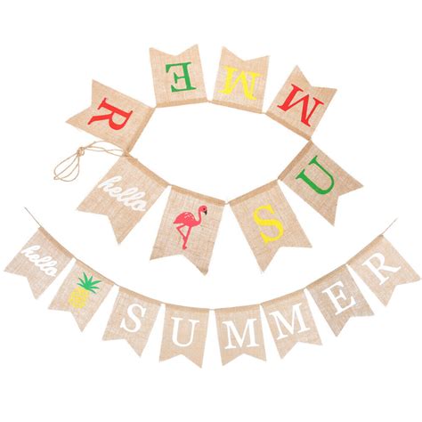 Pcs Hanging Banner Swallowtail Shaped Bunting Ebay