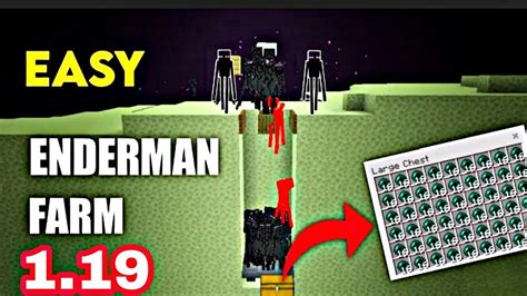 Easyest Enderman Xp Farm In Minecraft Youtube