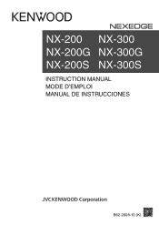 Kenwood NX 200G Manual