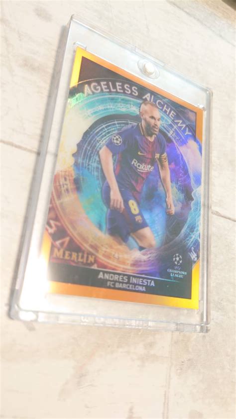 2021 22 TOPPS MERLIN UEFA CHAMPIONS LEAGUE SOCCER ANDRES INIESTA