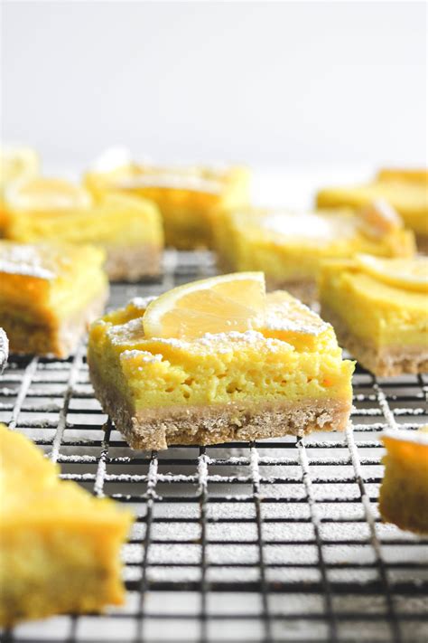 Vegan Lemon Bars Okonomi Kitchen