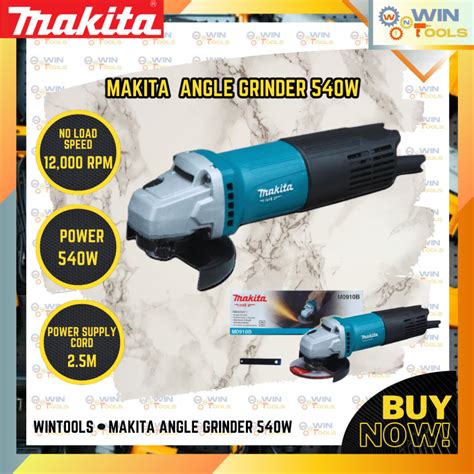 MAKITA M0910B 4 INCHES 100MM ANGLE GRINDER 540W Shopee Philippines