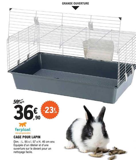 Promo Cage Pour Lapin Ferplast Chez E Leclerc Jardi ICatalogue Fr