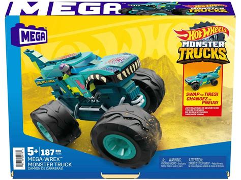 Mega Hot Wheels Monster Trucks Mega Wrex Mattel Hdj95 Juguetilandia