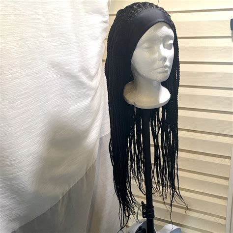 Hair Wig Black Braids With A Headband Connected Poshmark