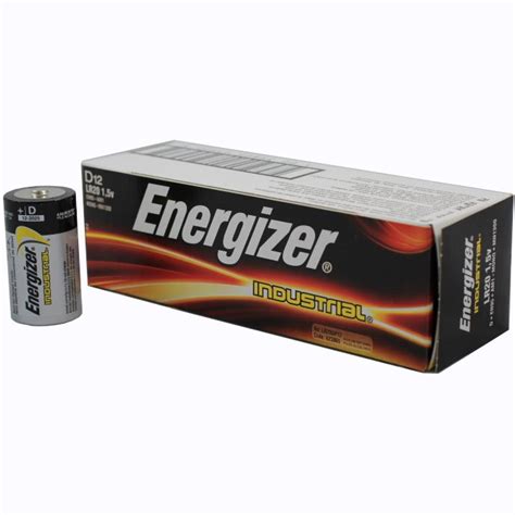 Energizer Industrial D Alkaline Batteries 12 Pack