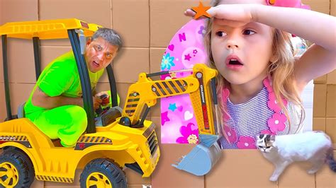 Nastya spielt mit Papa Verstecken Neue Herausforderung für Kinder