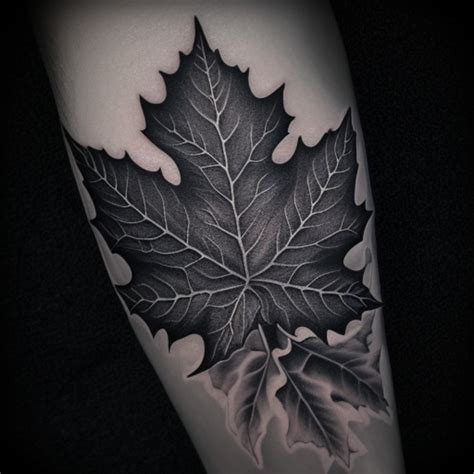 54 Maple Leaf Tattoo Ideas - TattooClue.com