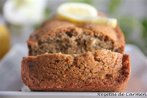 Pan de limón con semillas de amapola entrelibrosandaelguiso